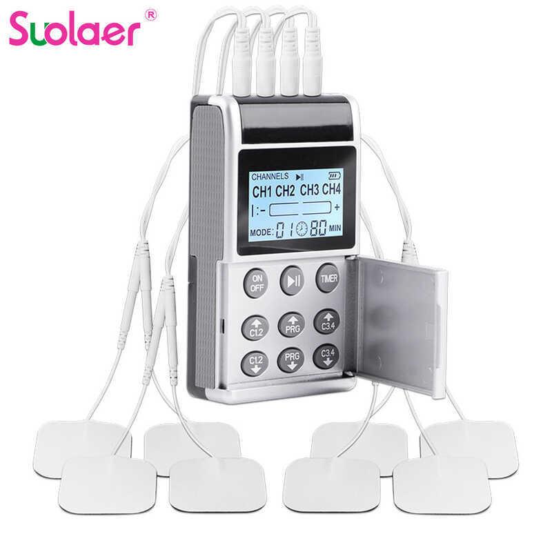 Suolaer EMS Electric Muscle Stimulator TENS Physiotherapy Pulse Full ...