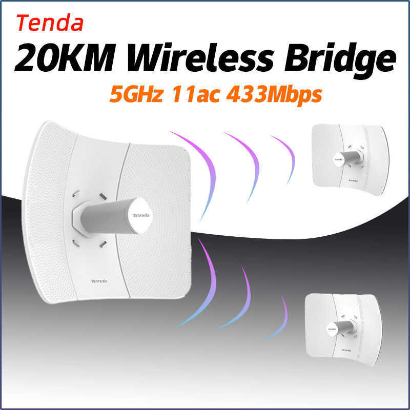 Tenda O8 Outdoor Access Point 433 Mbps Long Range CPE 5Ghz Wireless ...
