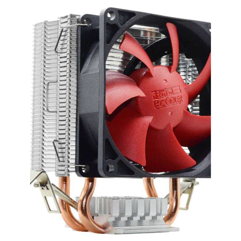Overclocking Triple Red Sea Mini Cooler Desktop Computer CPU Fan AMD ...