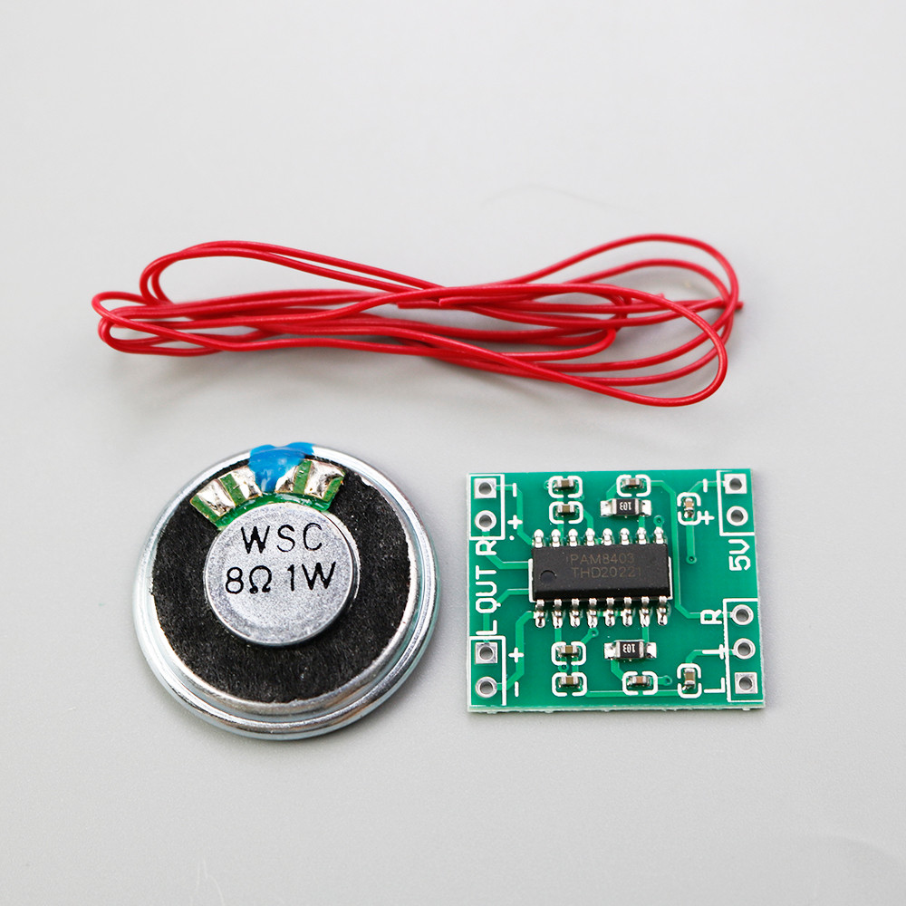 1Set Super Mini Digital Amplifier Board Volume UP Module 1W Speake ...