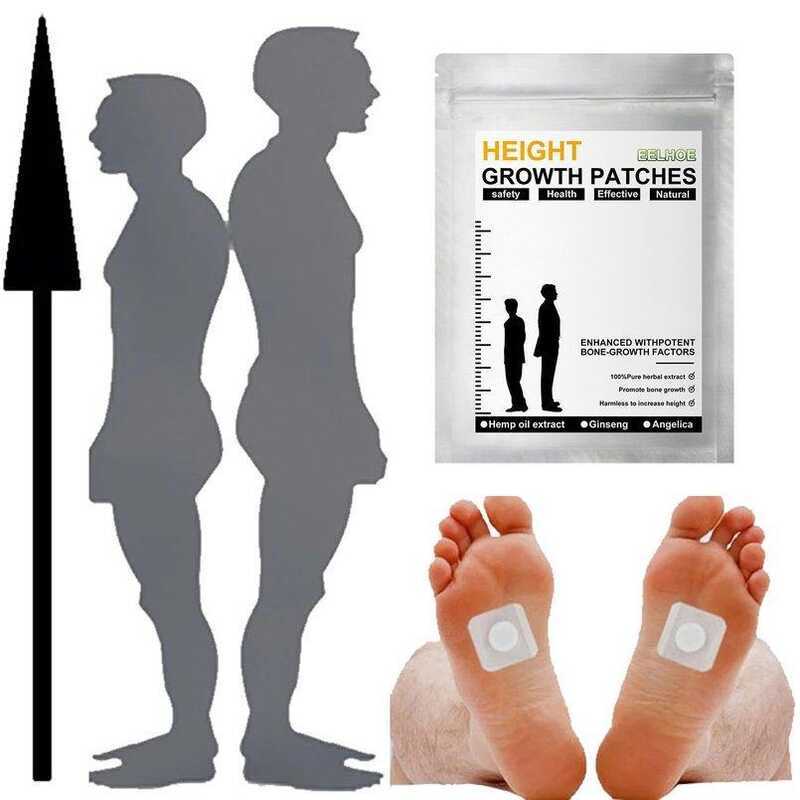 Height Enhancer Patch Grow Taller Foot Increase Growth Naturally Adults ...