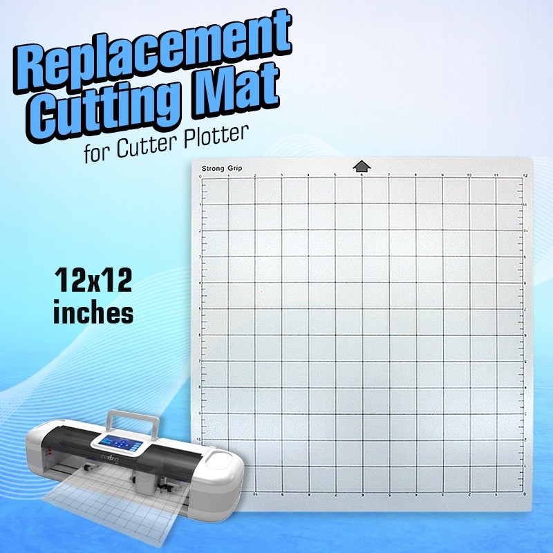 Replacement Cutting Mat Transparent Adhesive With Measuring Grid 12x12 ...