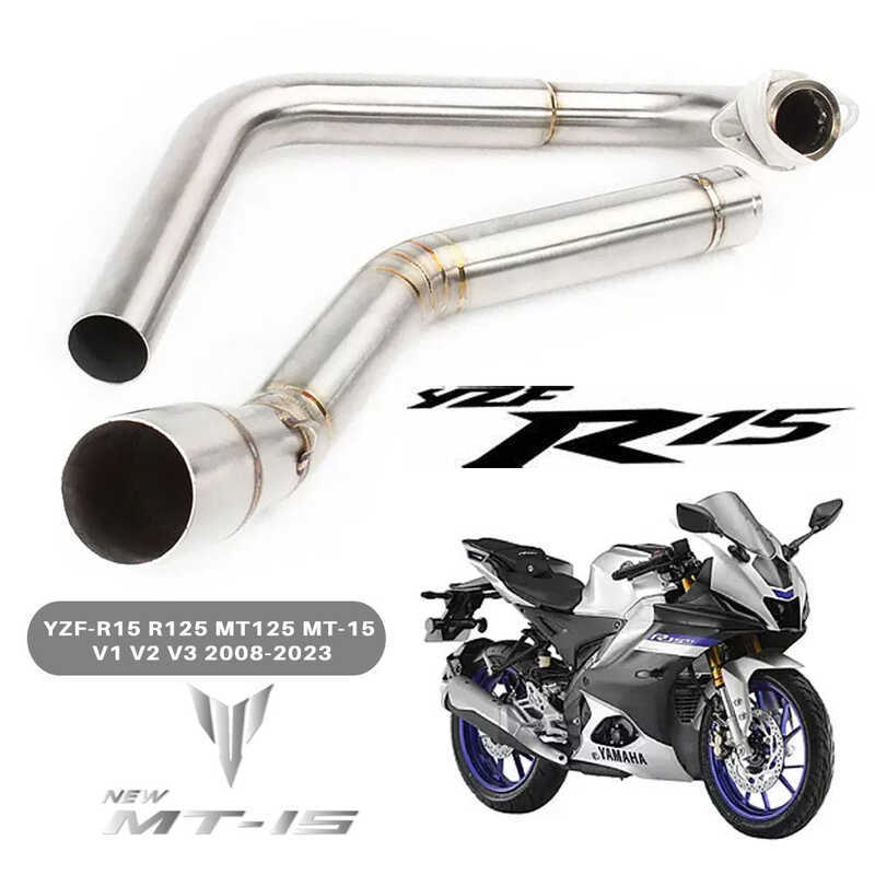 Motorcycle Full Escape System Modifed For Yamaha Yzf-R15 R125 Mt125 Mt ...