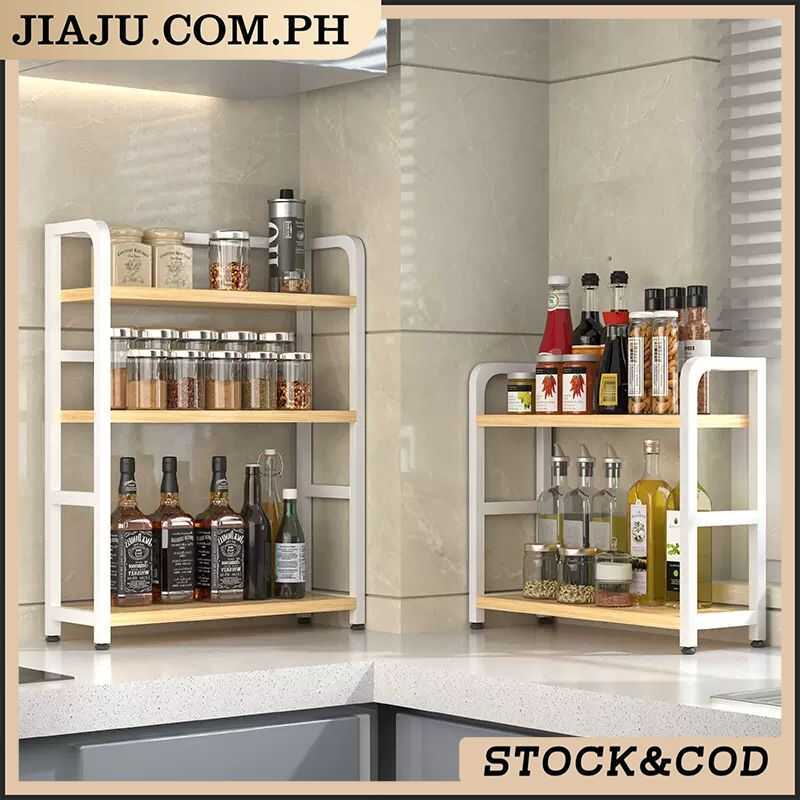 COD Kitchen Seasoning Organizer Storage Stainless Steel Spice ...