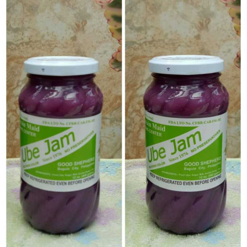 2 Pcs Ube Jam Good Shepherd, Baguio Pasalubong, Delicacies, Mountain ...