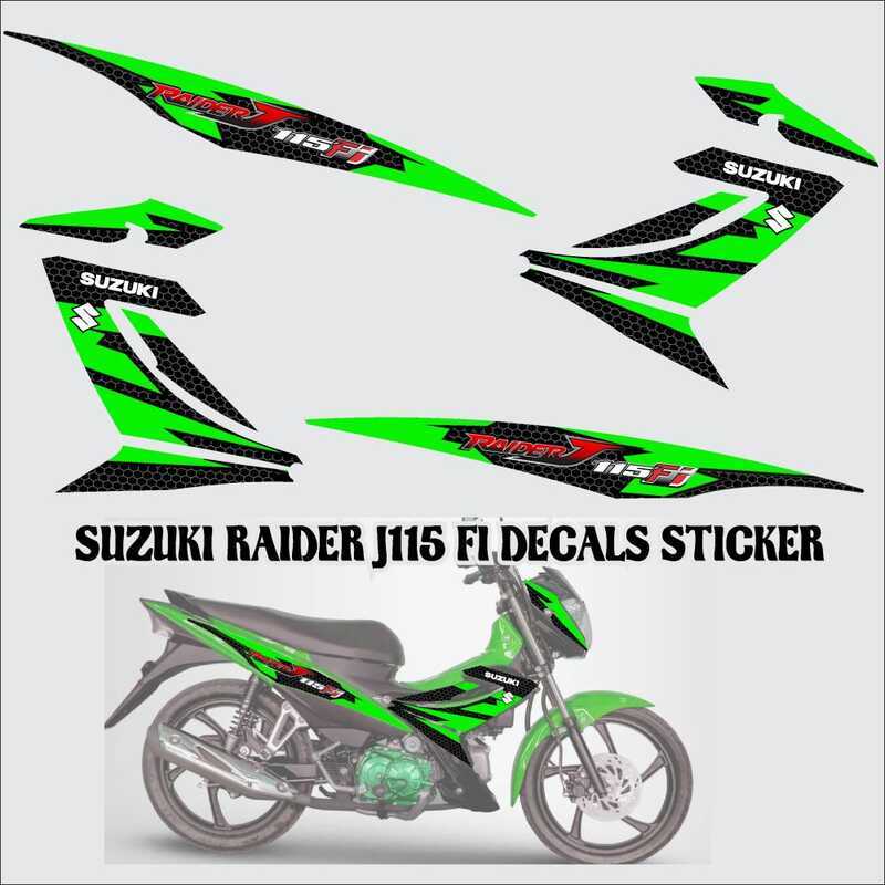 Raider J115 Fi Decals Sticker | Shopee Philippines