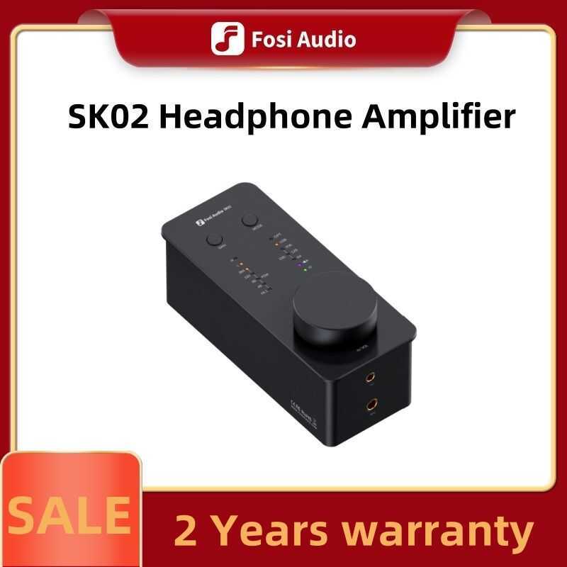 Fosi Audio Sk02 DAC Amp Headphone Amplifier Desktop USB C To AUX ...
