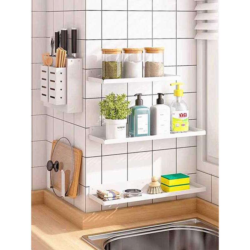 No-Drill Storage Single-Shelf Organizer Shelf Window Sill Sink Kitchen ...