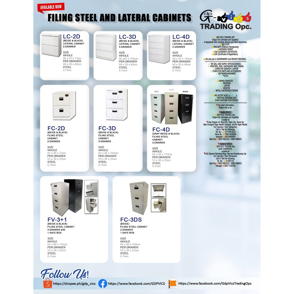 Filing Steel and Lateral Cabinets | Shopee Philippines