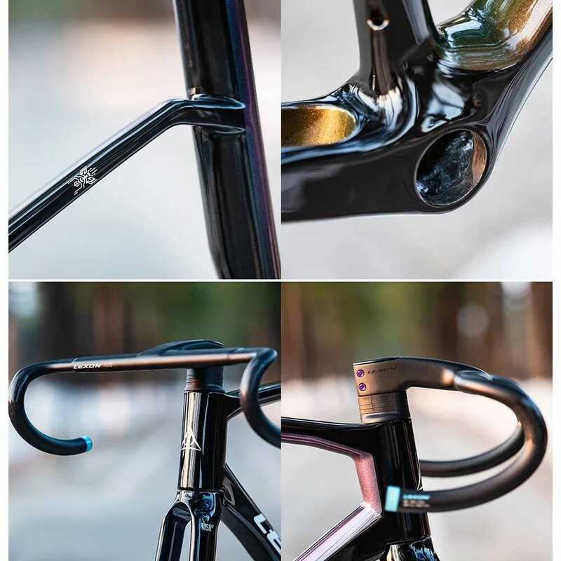 VISRT Lexon Carbon Frames Road Bike Frame Disc Brake Full Inner Cable ...