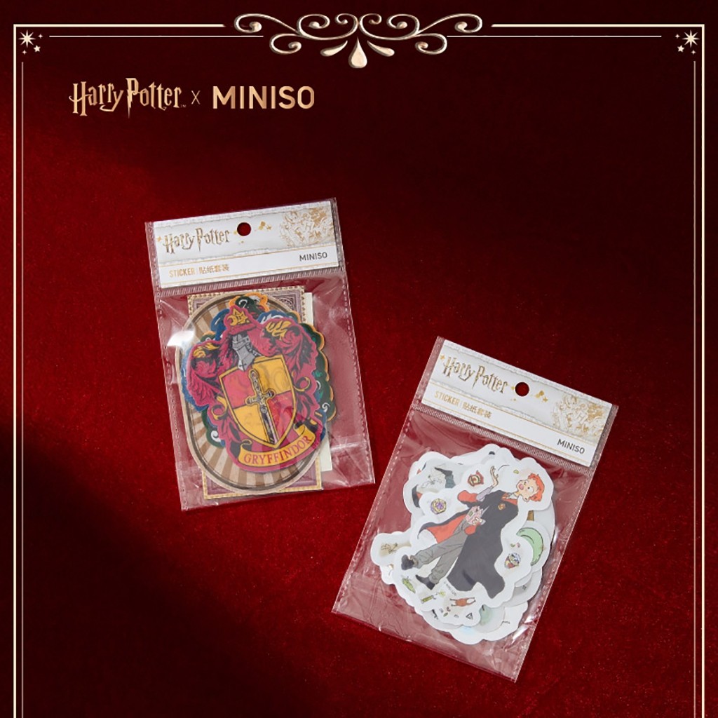 Miniso x Harry Potter Raster Sticker Set Raster Stickers Refrigerator ...