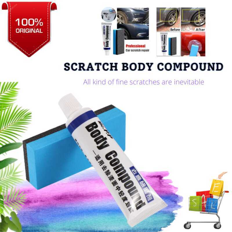 TOP 1 SELLING CAR SCRATCH Remover: REPAIR PAINT BODY COMPOUND PASTE ...