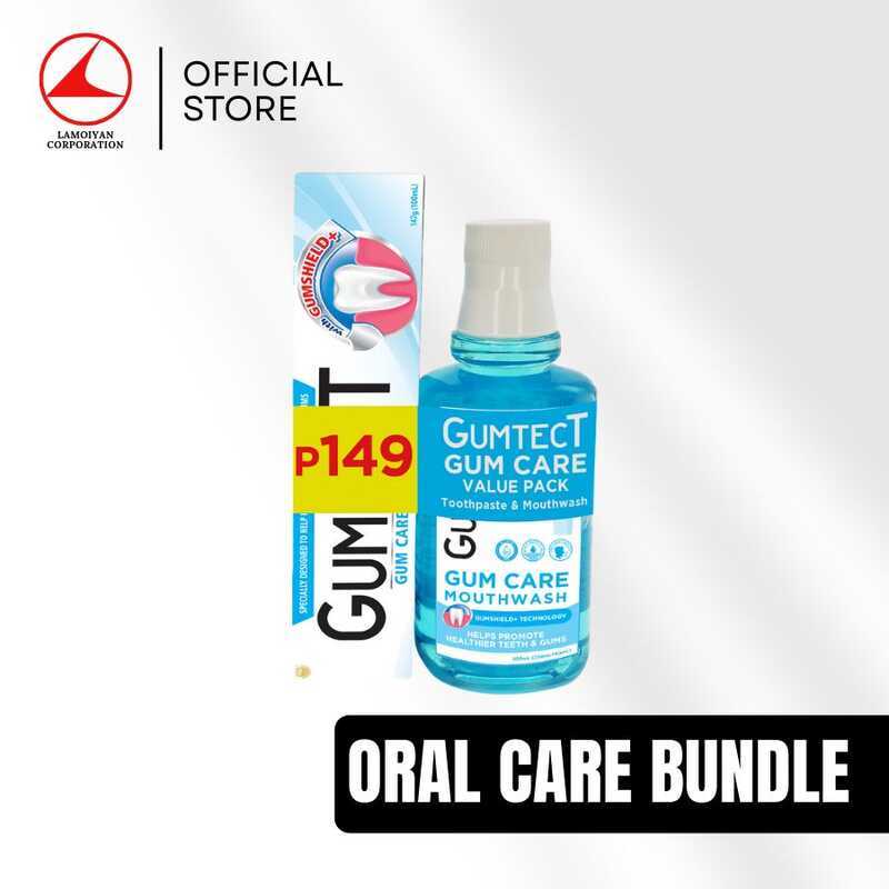 Gumtect Gum Mouth Care System Toothpaste 100Ml & Mouthwash 300Ml 1D1 ...