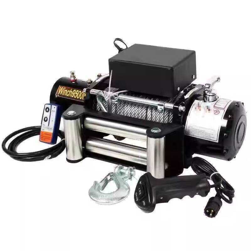 Winch 12V 24V Electric Hoist Car Towing Lifting Machine Small Crane ...
