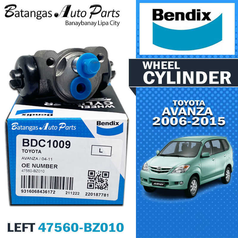 BENDIX REAR WHEEL CYLINDER TOYOTA AVANZA 2006-2015 LEFT SIDE 1 | Shopee ...