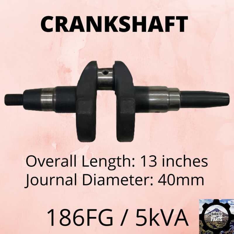 Crankshaft 186FG / 5kVA for Single Piston Air-cooled Diesel Engine ...