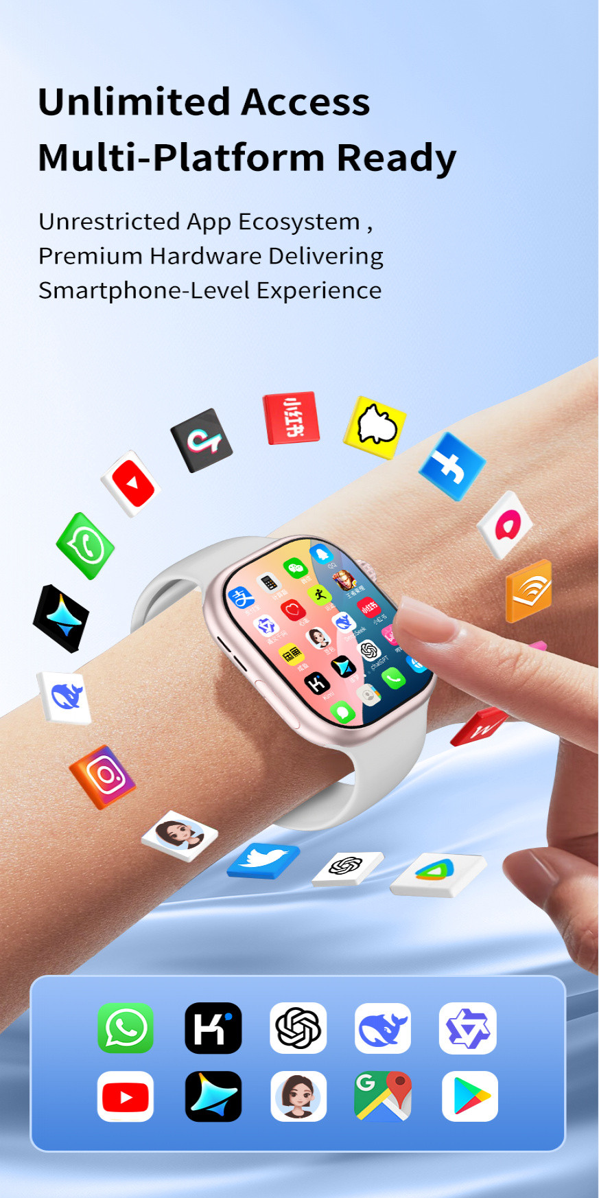 S11 Smart Watch With SIM Card slot And WiFi 5G Android M16 Cellular ...