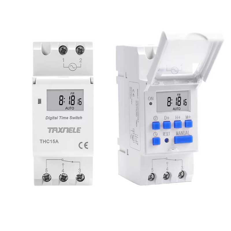 Week Programmable AHC15A DHC15A 220V Time Switch Digital Table Timer 3 ...