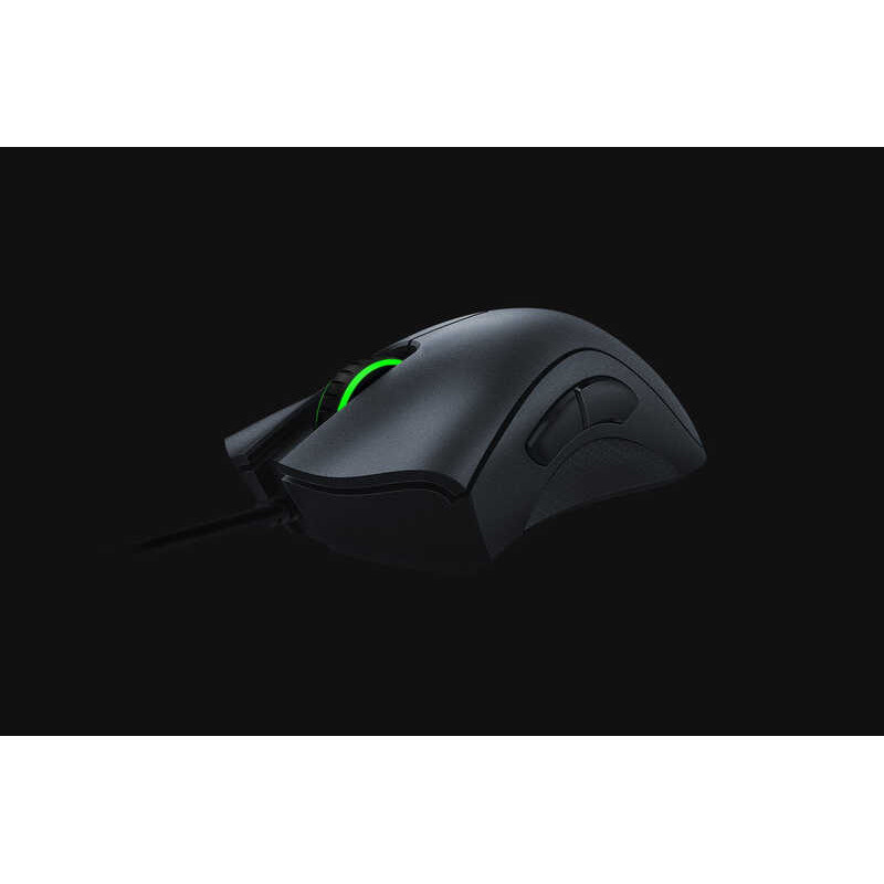 Deathadder Razer Essential Ergonomic Wired Gaming Mouse Black | Shopee ...