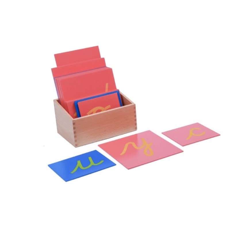 Montessori Sandpaper Letters Cursive | Shopee Philippines