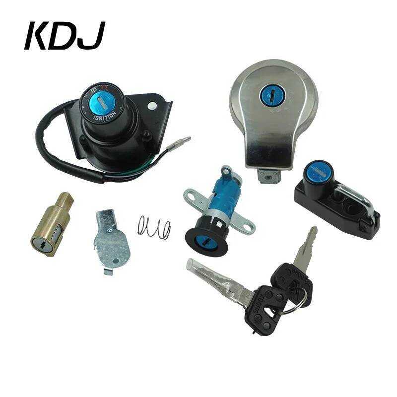 Motorcycle 2 C6 Ignition Switch Lock & Fuel Gas Cap Cover Key Set For ...