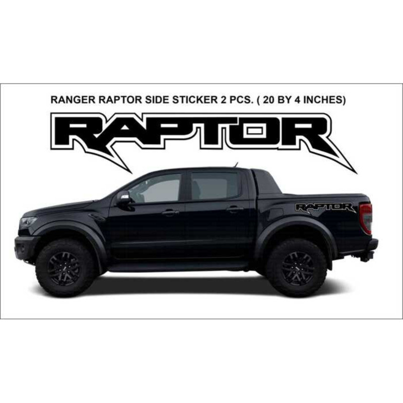 Ranger Raptor Side Stickers 2 Pcs | Shopee Philippines