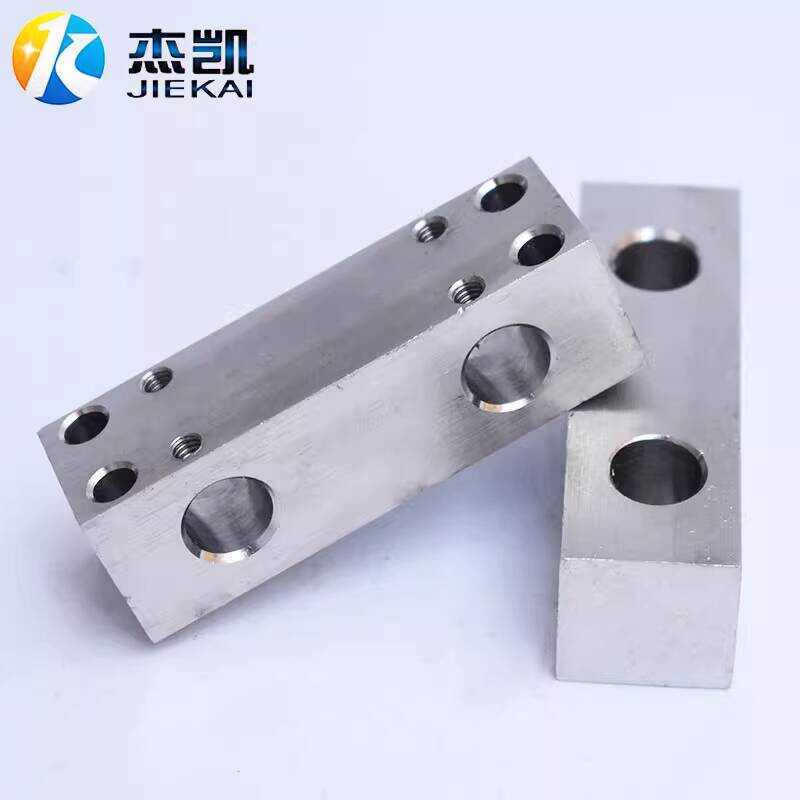 Stainless Steel 304 Rectangular Double Nut Multi-Hole Square Block M4 ...