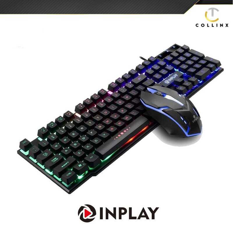 Rainbow RGB Keyboard 104 Keys Inplay STX 360 For Desktop/Pc/Computer ...