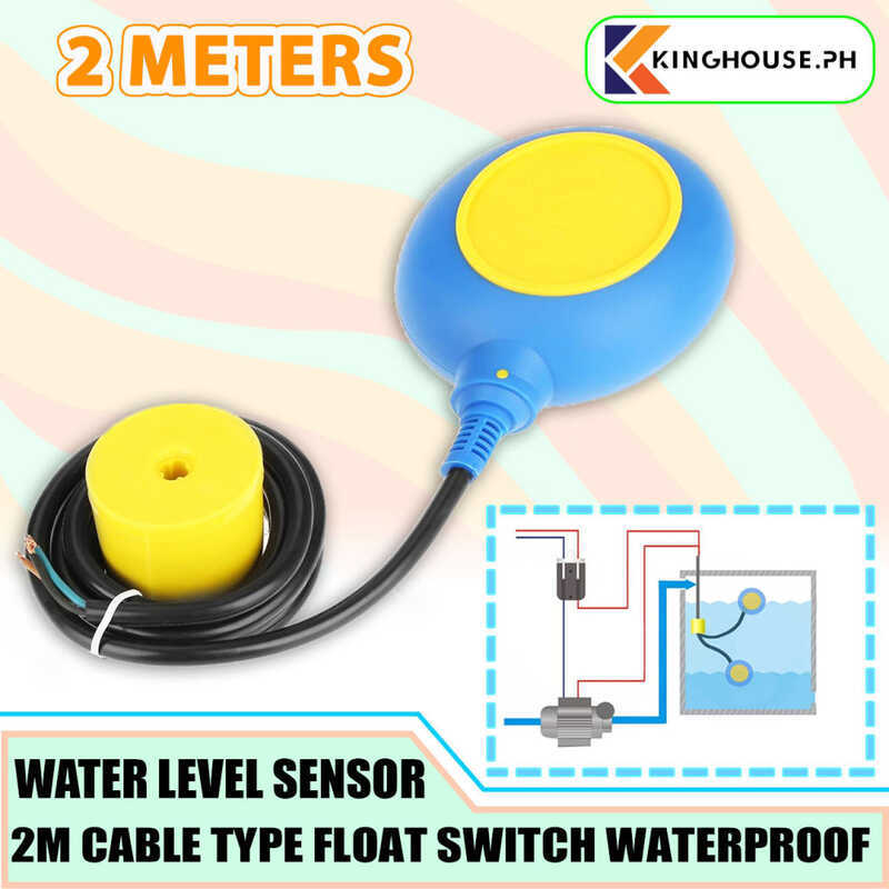 2M Cable Type Float Switch Liquid Fluid Water Level Controller Sensor ...