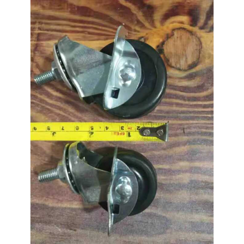 Clothing rack wheels with swivel casters and brake function | Shopee ...