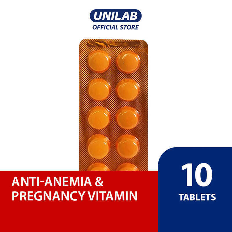 Unilab - Ritemed Iron+Folic 60Mg/250 Mcg 10 Tablets (An Anti-Anemic ...