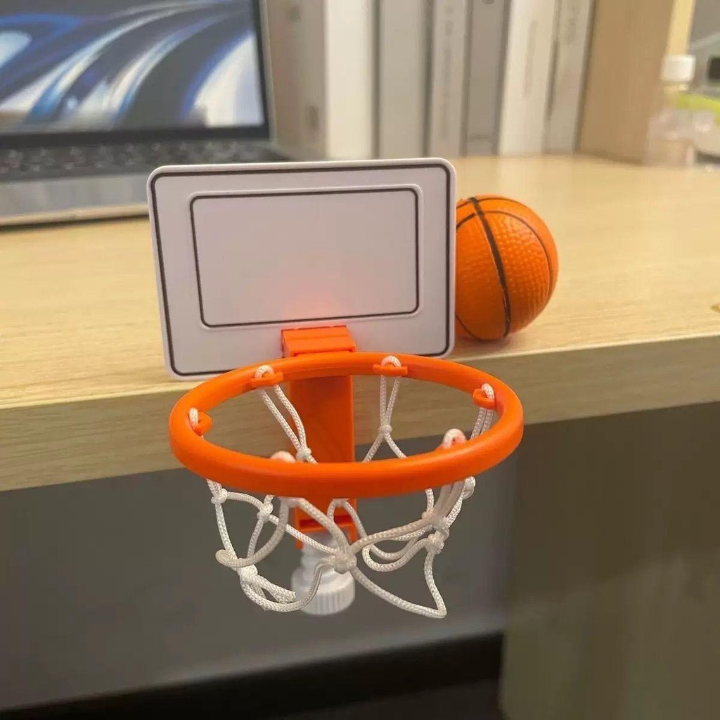 Mini Desktop Basketball Hoop set creative Stress Relief Toy Fun Desk ...