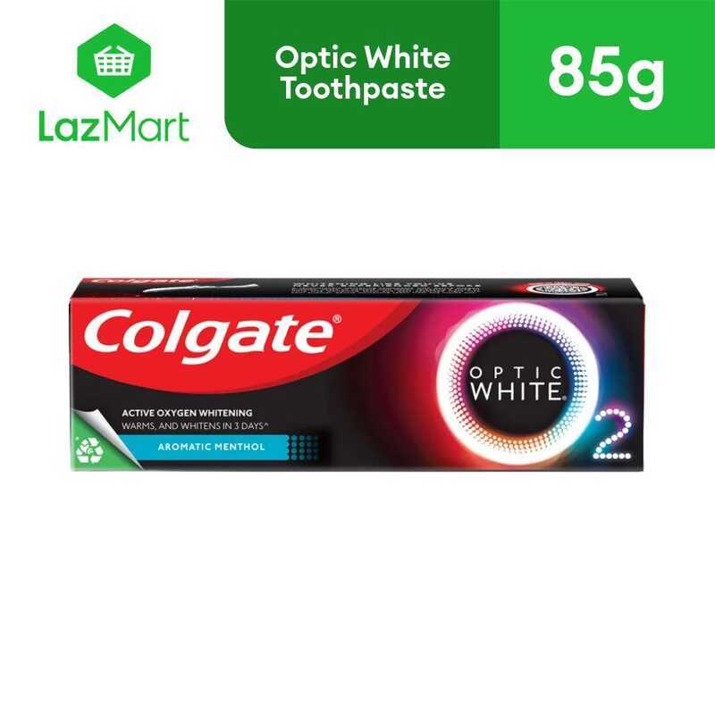 Colgate Optic White O2 Aromatic Menthol Toothpaste 85G Dda | Shopee ...