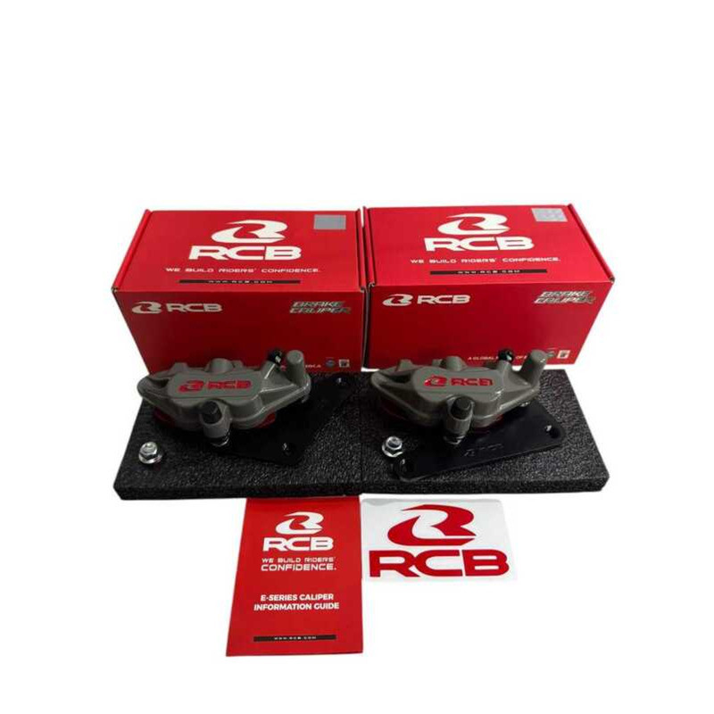 LY RCB CALIPER SET FRONT AND REAR Nmax155 V1/V2 E-Series GREY SET PAIR ...