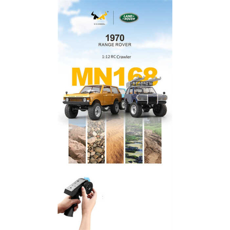 Mn168 MN 168 RTR 1/12 2.4G 4Wd RC Car For Land Rover LED Light Off-Road ...