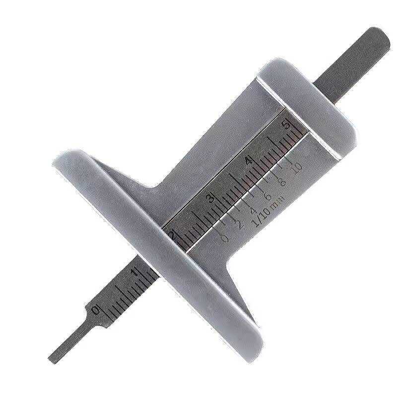 Depth Measurement Vernier Small Tire Tread Gauge Scale Inspection Ruler ...