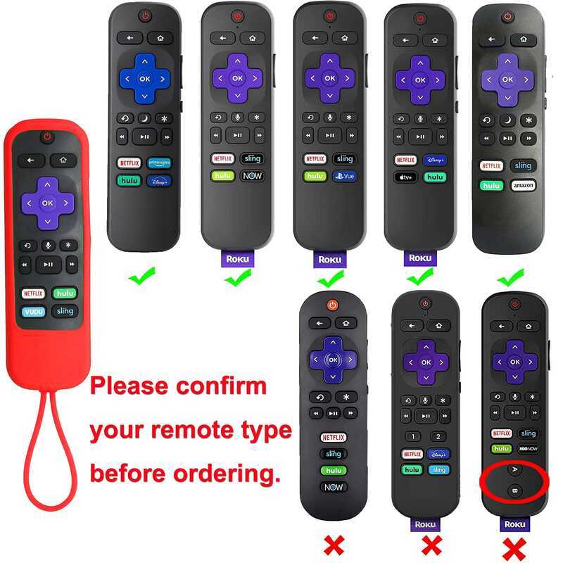 For Roku Express/Streaming Stick/Premiere- Silicone Remote Cover For ...