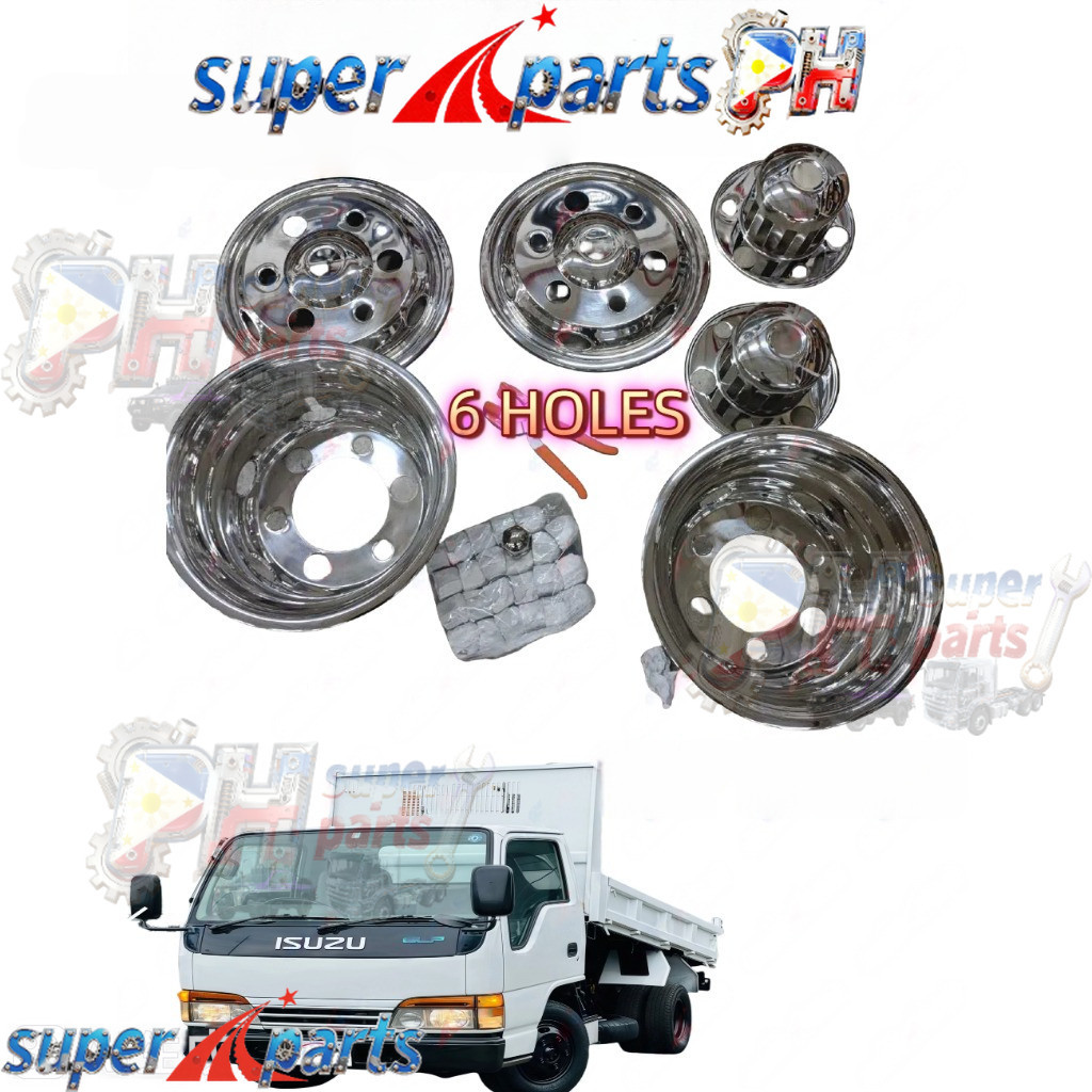 ELF ISUZU NKR NPR NQR RIM 16/17.5 Stainless 304 rim cover truck ...