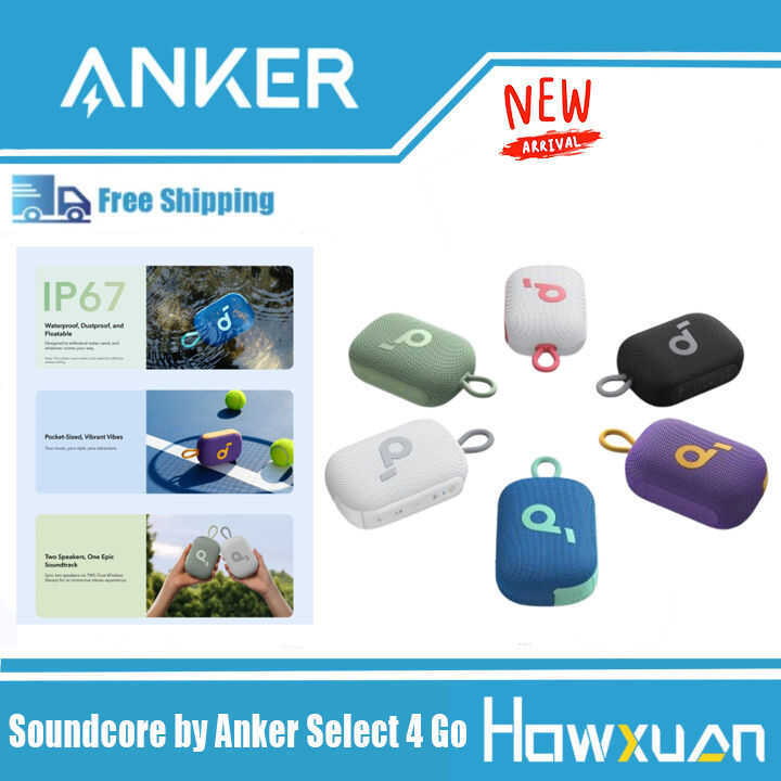 Soundcore Select 4 Go Bluetooth Speaker By Anker, Ultra Portable, Up To ...