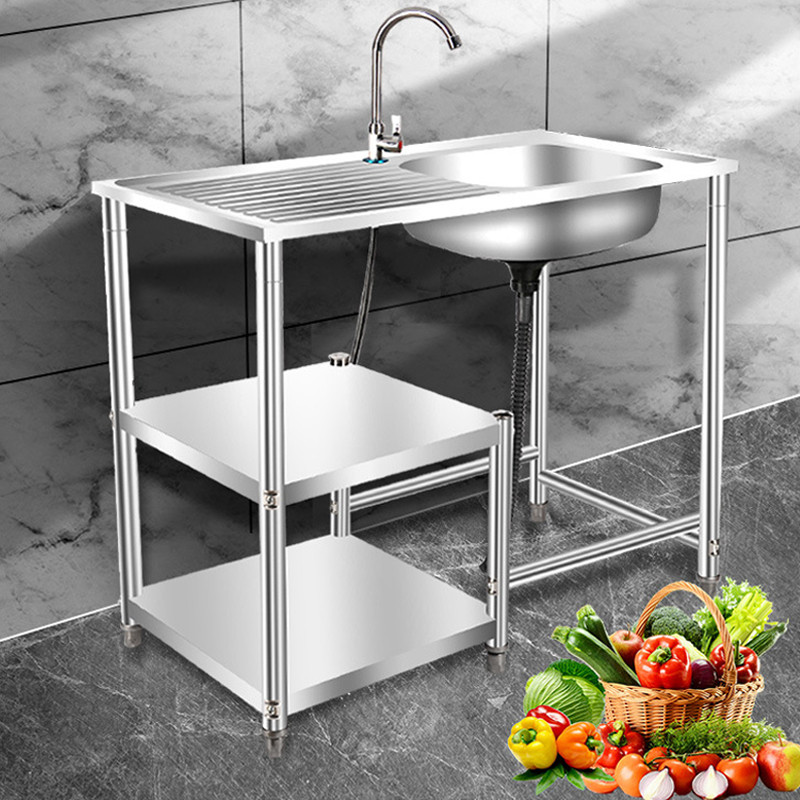 Kitchen stainless steel sink, standing sink, stainless steel washbasin ...