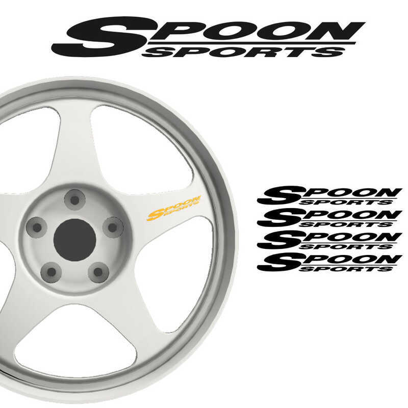 LY Spoon Sports Mags Decals Rim Stickers Slipstream Rota [4Pcs ...