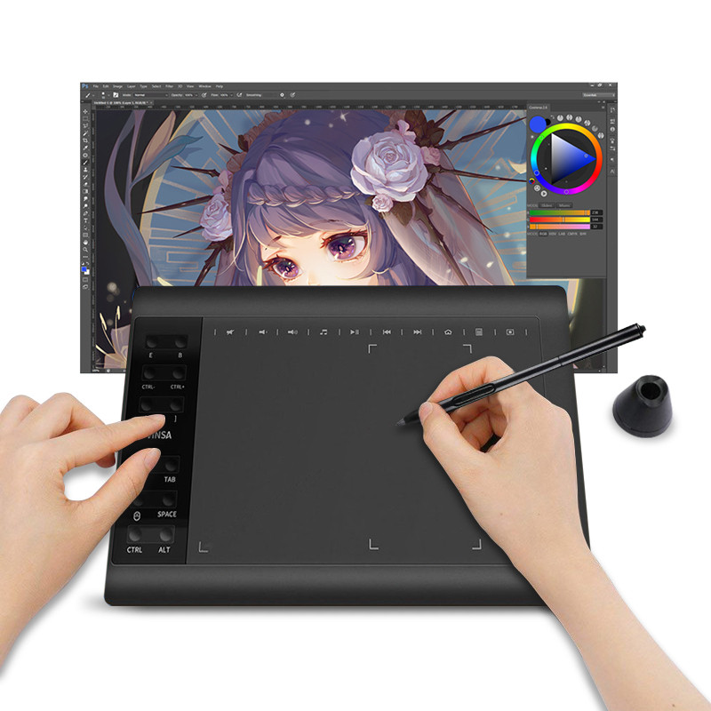 2023 Drawing tablet Digital art painted board Painted Graphics Tablets ...