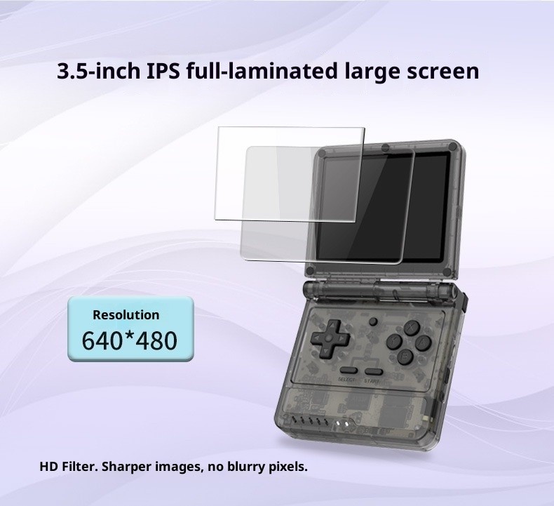 Powkiddy V90s Foldable Retro Console - 3.5