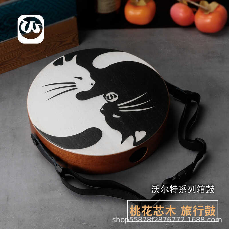 Mini Cat Bongo Travel Wooden Box Hand Percussion Cajon Portable Small ...