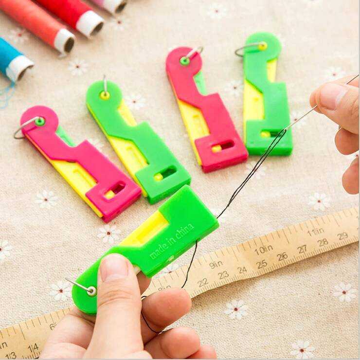 Hand Thread Guide Tool Automatic Sewing hine Quick Needle Threader for ...