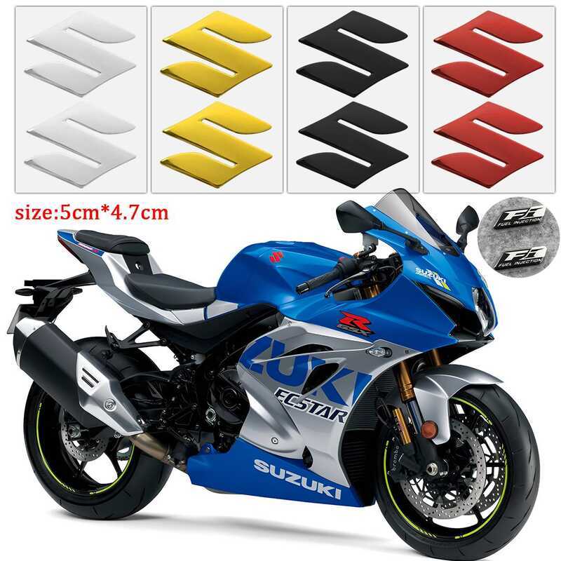 D9 Suzuki Emblem Logo Sticker 3D S Badge Resin Gel Decals For Raider ...