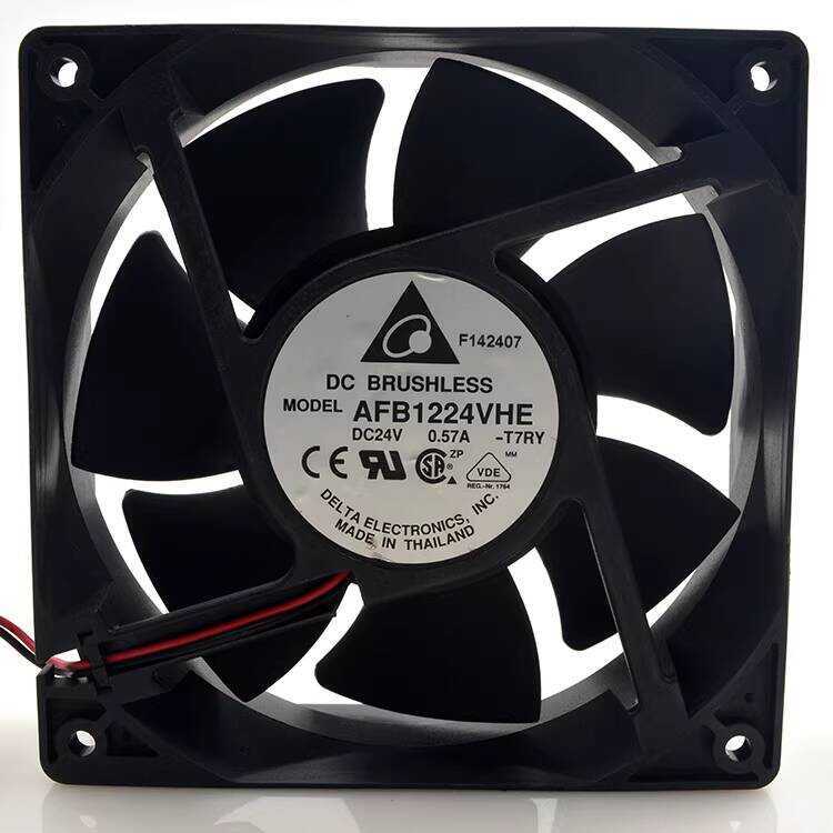 Brand New Delta Afb1224vhe 24V 0.57A 12Cm 12038 2-Wire Inverter High ...