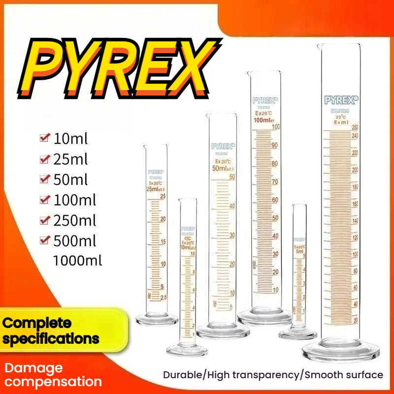 32 COD Original PYREX The Glass Graduated Cylinder Plastic/Glass Base ...