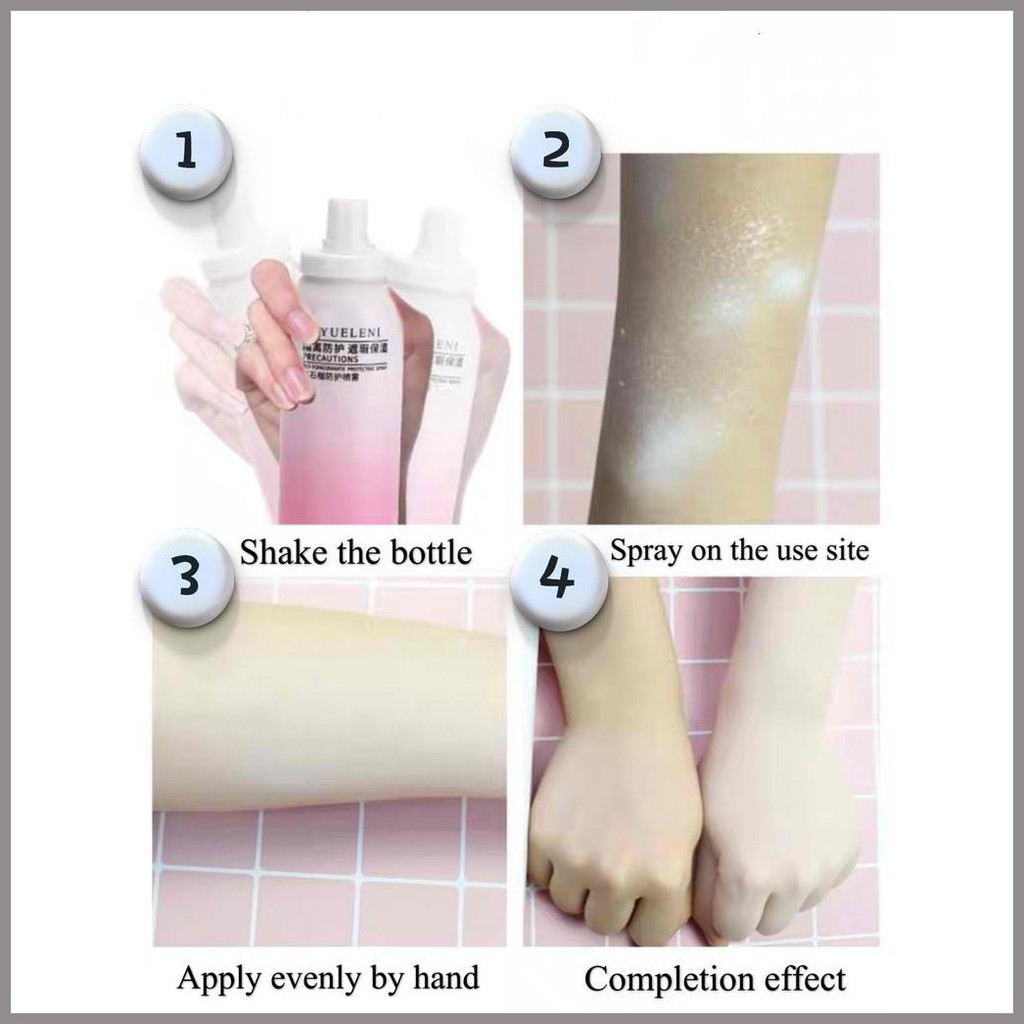 Summer Skin Care MIYUELENI LIFUSHA Pomegranate Isolation Protection ...