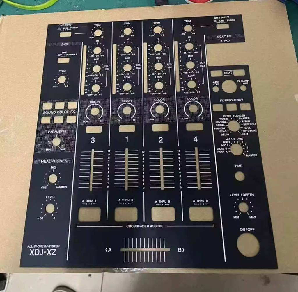 ☑♥ Pioneer PIONEER XDJ-XZ Panel Mixer DJ Turntable Black Iron Plate ...
